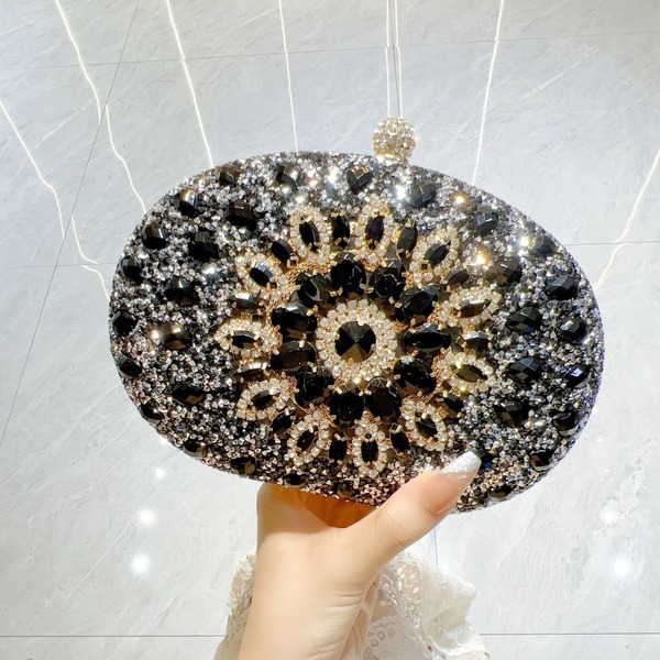 Luxury Sunflower Rhinestone Clutch – Luxury Shine for Special Occasions