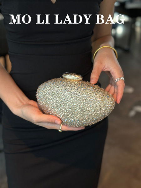 Sparkle Retro diamond clutch perfect for elegant nights & statement looks