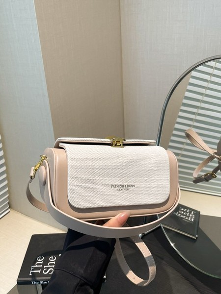 American Retro Box Bag – Vintage PU Leather Crossbody